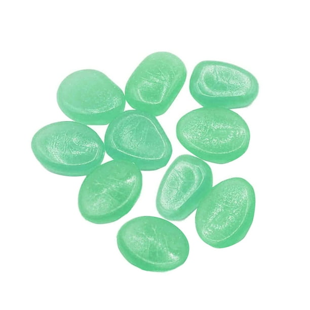 10Pcs Stone Glow Luminous Glowing In The Dark Garden Pebbles Glow Stones Green 10Pcs Stone Glow Luminous Glowing In The Dark Garden Pebbles Glow Stones Green